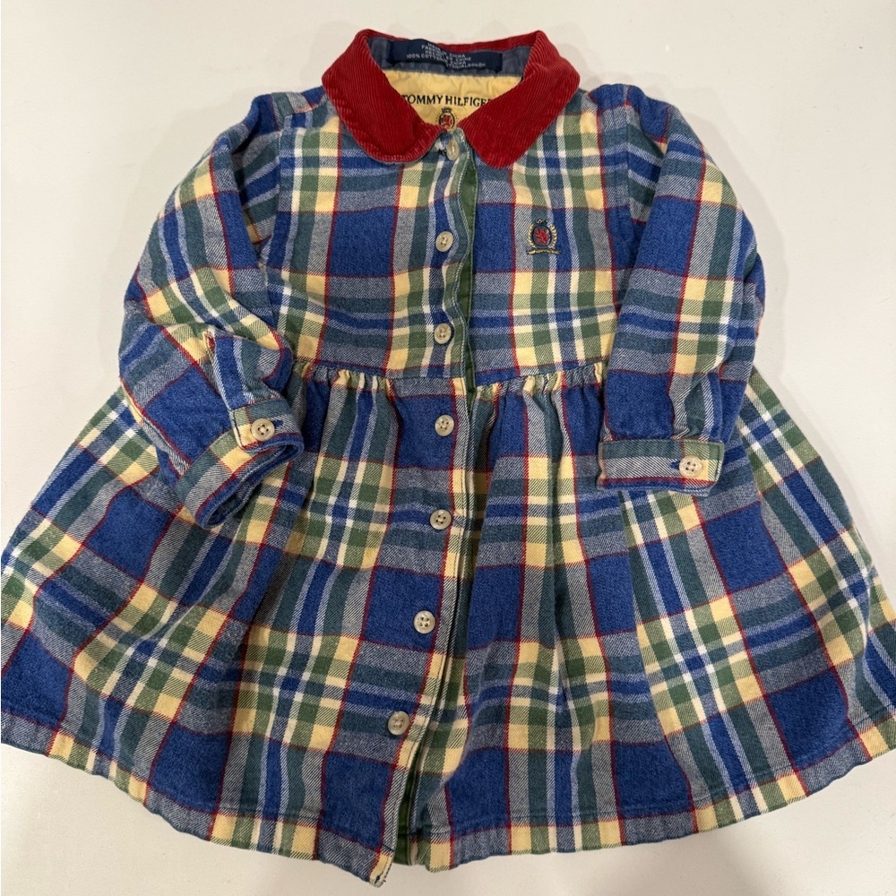Vintage Tommy Hilfiger Plaid Flannel Dress